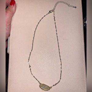Druzy stone necklace